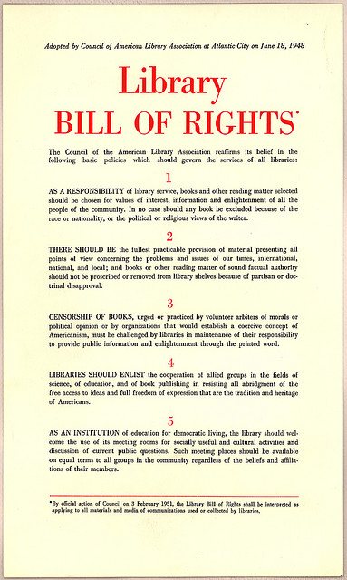 American Library Association Bill of Rights